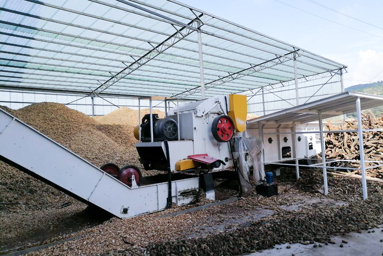 XPJ1250/XPJ1400 Biomasse-Holzbrecher mit Ketten- oder Bandförderer